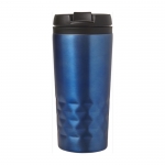 Taza con función termo y forma geométrica 300ml Trilliant Colors color azul tercera vista