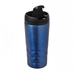 Taza con función termo y forma geométrica 300ml Trilliant Colors color azul novena vista
