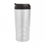 Taza con función termo y forma geométrica 300ml Trilliant Colors color blanco tercera vista