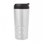 Taza con función termo y forma geométrica 300ml Trilliant Colors color blanco cuarta vista