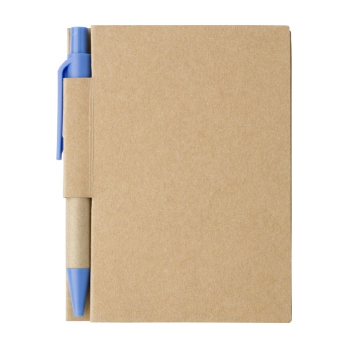 Minilibretas recicladas con bolígrafo A7 hojas a rayas EcoPocket color azul claro primera vista Minilibretas recicladas con bolígrafo A7 hojas a rayas EcoPocket color azul claro primera vista