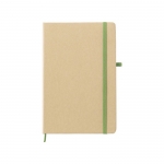 Libreta A5 personalizada papel reciclado color verde 2