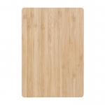 Libreta sostenible de bambú con bolígrafo A5 hojas a rayas EcoBamboo color marrón primera vista