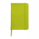 Cuadernos de bolsillo barato en color vivo A6 hojas a rayas Notes color verde claro primera vista