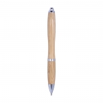 Bolígrafo de bambú y metal color marrón 1