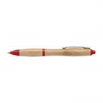 Bolígrafo de madera clásico color rojo 3
