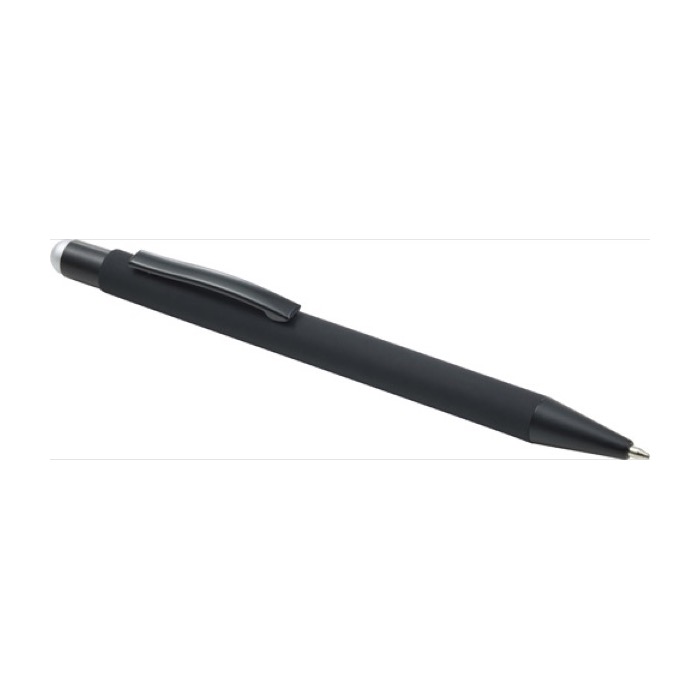 Bolígrafo con logo grabado a láser con el color del puntero Laser color plateado quinta vista