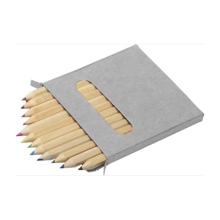 12 Lápices personalizados infantiles en estuche de cartón Max segunda vista