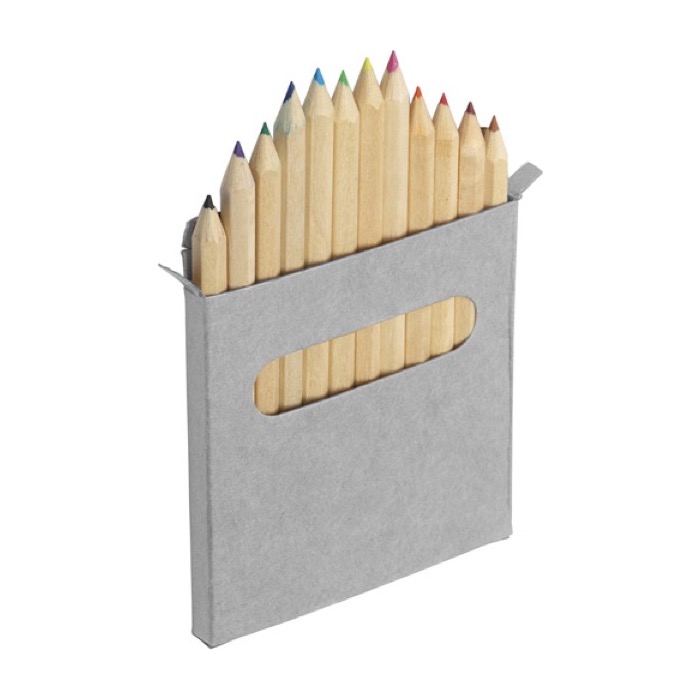 12 Lápices personalizados infantiles en estuche de cartón Max tercera vista
