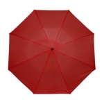 Paraguas publicitarios pequeños plegables con funda Ø94 Basic color rojo segunda vista