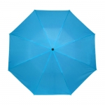 Paraguas publicitarios pequeños plegables con funda Ø94 Basic color azul claro segunda vista