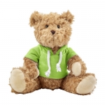 Osito de peluche promocional con sudadera en colores Teddy color verde primera vista
