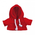 Osito de peluche promocional con sudadera en colores Teddy color rojo segunda vista