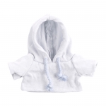 Osito de peluche promocional con sudadera en colores Teddy color blanco segunda vista