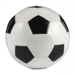 Pequeño balón de fútbol con logotipo color blanco/negro 1