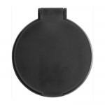 Espejo de bolsillo publicitario barato de plástico BasicStyle color negro segunda vista