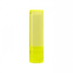 Bálsamo labial personalizado con logo color amarillo 2