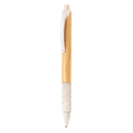 Bolígrafo de bambú personalizado color natural 1