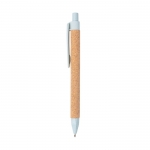 Bolígrafo Corcho & Straw Fibre | Tinta azul color Azul Claro tercera vista