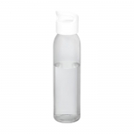 Botellas de cristal personalizadas con asa color blanco 1