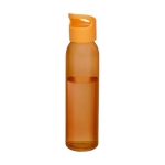 Botellas de cristal personalizadas con asa color naranja 2