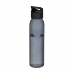 Botellas de cristal personalizadas con asa color negro 8