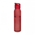 Botellas de cristal personalizadas con asa color rojo 3