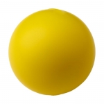 Pelota antiestrés personalizada color amarillo 7