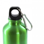 Botella de aluminio pequeña con mosquetón 10
