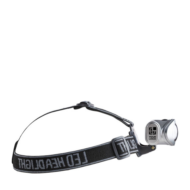 Linterna frontal con 8 leds blancos y 2 rojos que incluye diadema