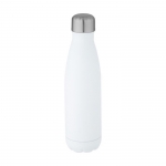 Botellas termo personalizadas de acero 500ml Lifestyle Premium color blanco