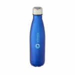 Botellas termo personalizadas de acero 500ml Lifestyle Premium color negro vista impresión tampografía