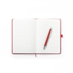 Libreta con bolígrafo, banda elástica de cierrer y A5 hojas a rayas Hemming tercera vista