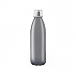 Botella de vidrio de color con tapón de acero 650ml UrbanStyle Crystal color negro primera vista