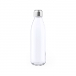 Botella de vidrio de color con tapón de acero 650ml UrbanStyle Crystal color verde claro primera vista