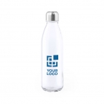 Botella de vidrio de color con tapón de acero 650ml UrbanStyle Crystal vista principal