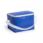 Bolsa nevera para 6 latas color azul 6
