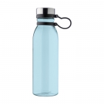 Botella grande de materiales reciclados a color 750ml Norway RPET color azul claro transparente primera vista