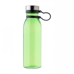 Botella grande de materiales reciclados a color 750ml Norway RPET color verde lima transparente primera vista