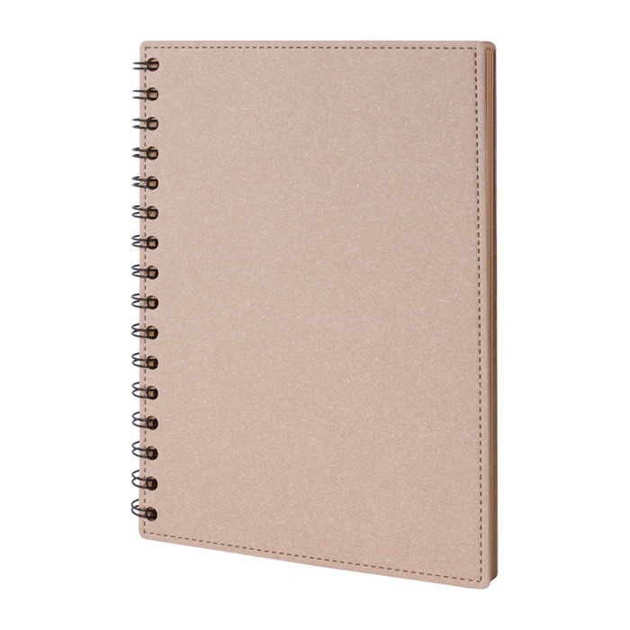 Cuaderno con tapas de cartón reciclado A5 hojas a rayas CardBoard color natural primera vista Cuaderno con tapas de cartón reciclado A5 hojas a rayas CardBoard color natural primera vista