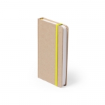 Libretas de bolsillo personalizadas recicladas color amarillo 2