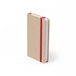 Libretas de bolsillo personalizadas recicladas color rojo 3
