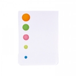 Divertido bloc de notas adhesivas de colores color blanco 1