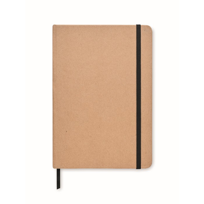 Libreta reciclada con papel piedra A5 hojas a rayas StonePaper Recyclo color beige tercera vista