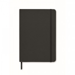 Libreta reciclada con papel piedra A5 hojas a rayas StonePaper Recyclo color negro tercera vista