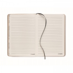 Libreta reciclada con papel piedra A5 hojas a rayas StonePaper Recyclo color beige octava vista