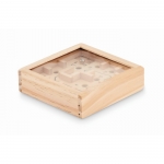 Juego de laberinto en caja de madera para publicidad Ability Maze color madera