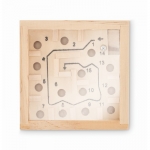 Juego de laberinto en caja de madera para publicidad Ability Maze color madera tercera vista