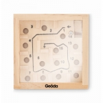 Juego de laberinto en caja de madera para publicidad Ability Maze color madera vista principal tercera vista