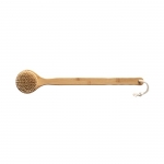 Cepillo de baño personalizado de bambú con cuerda Shower color natural primera vista